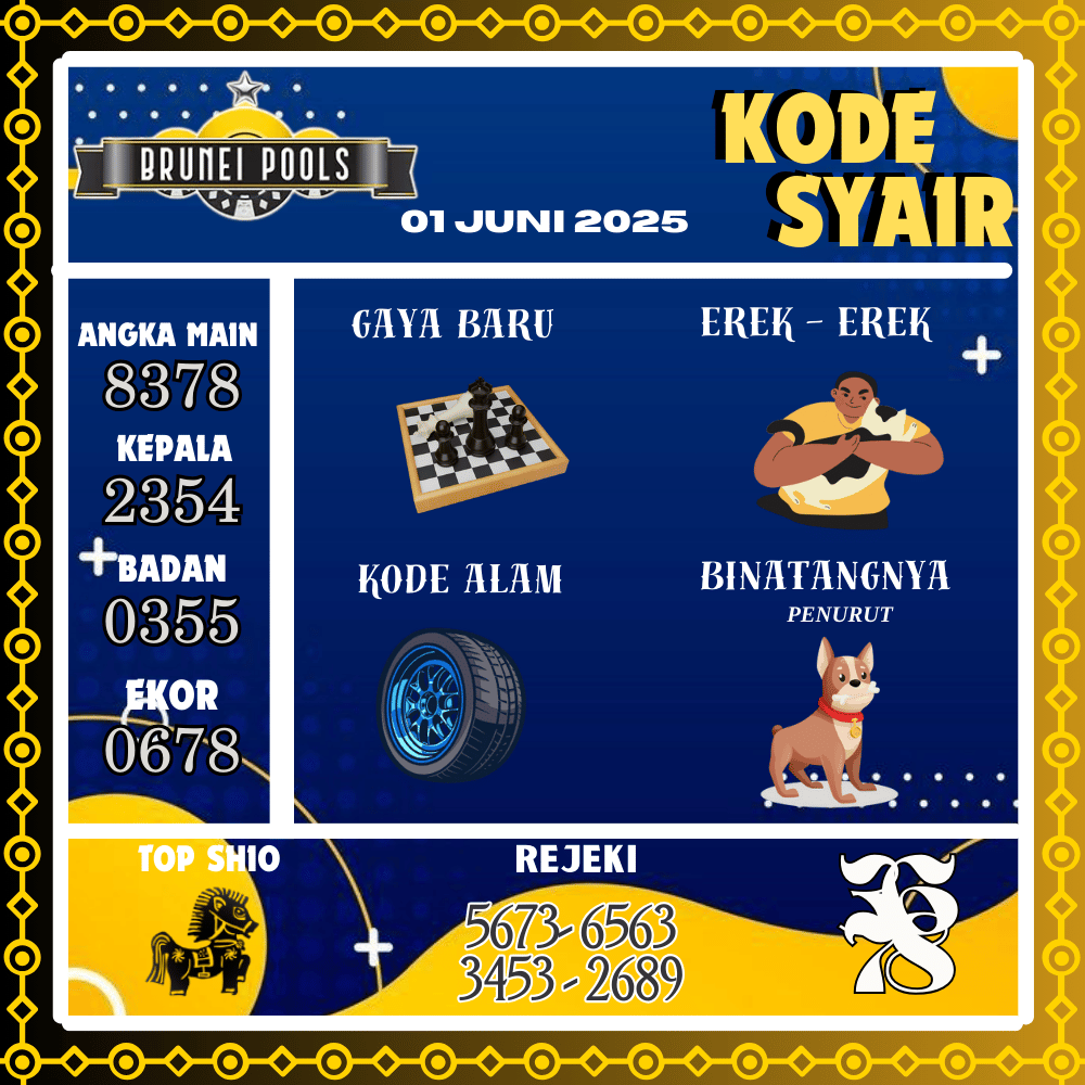 Kode Syair Brunei Pools - Juni Pools
