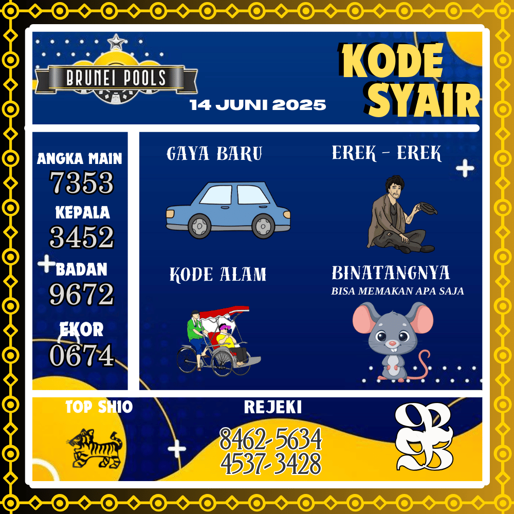 Kode Syair Brunei Pools - Juni Pools
