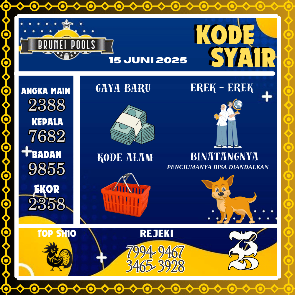 Kode Syair Brunei Pools - Juni Pools
