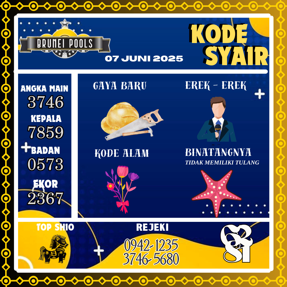 Kode Syair Brunei Pools - Juni Pools
