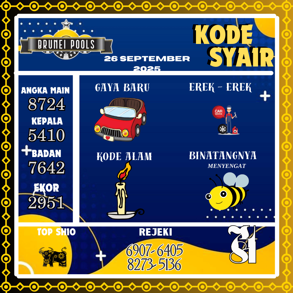 Kode Syair Brunei Pools - September Pools