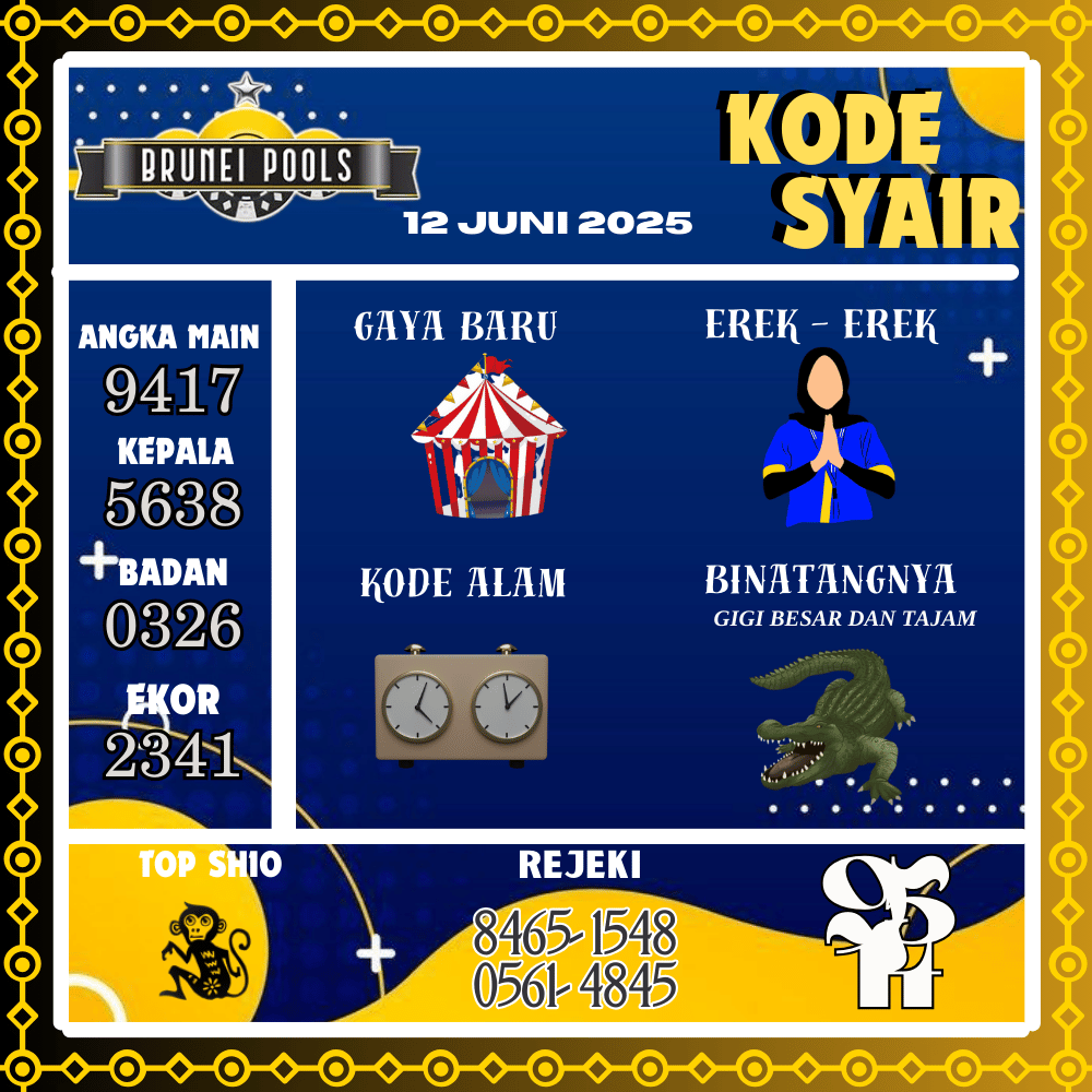 Kode Syair Brunei Pools - Juni Pools
